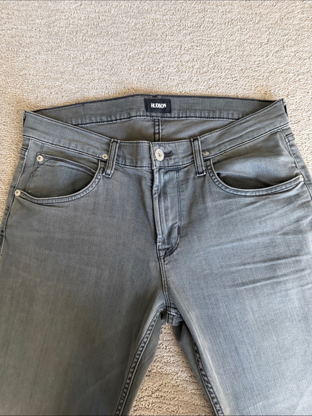 Hudson Jeans  Men Gray Slim Jeans